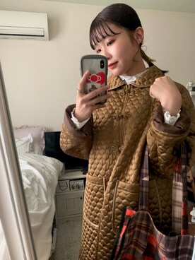「casselini」｜「アイテム（ジャケット/アウター）」を使った、shigaさん（レディース・153cm）の冬コーディネート
