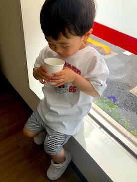 aさん（キッズ・80cm）の夏コーディネート