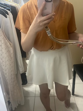 「DRESKIP（ドレスキップ）のアイテム」を使った、Sophia Changさん（レディース・167cm）の夏コーディネート