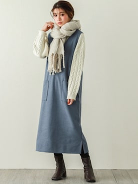 「SUGAR BISKET（シュガービスケット）のアイテム」を使った、SUGAR BISKETさん（レディース・163cm）の冬コーディネート