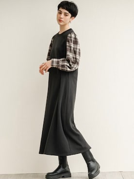 「SUGAR BISKET（シュガービスケット）のアイテム」を使った、SUGAR BISKETさん（レディース・163cm）の冬コーディネート