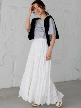 「SUGAR BISKET（シュガービスケット）のアイテム」を使った、SUGAR BISKETさん（レディース・163cm）の春コーディネート