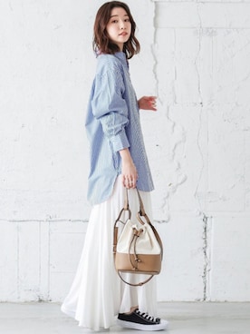 「きれいめコーディネート」｜SUGAR BISKETさん（レディース・163cm）の春コーディネート