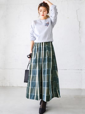 「SUGAR BISKET（シュガービスケット）のアイテム」を使った、SUGAR BISKETさん（レディース・163cm）の春コーディネート