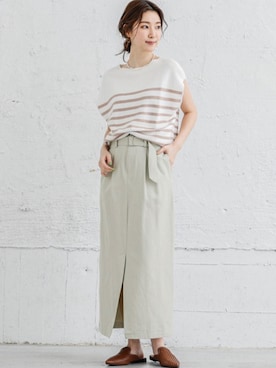 「SUGAR BISKET（シュガービスケット）のアイテム」を使った、SUGAR BISKETさん（レディース・163cm）の春コーディネート