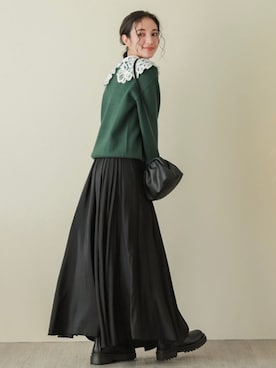 「SUGAR BISKET（シュガービスケット）のアイテム」を使った、SUGAR BISKETさん（レディース・163cm）の秋コーディネート