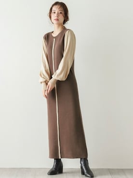 「SUGAR BISKET（シュガービスケット）のアイテム」を使った、SUGAR BISKETさん（レディース・163cm）の冬コーディネート