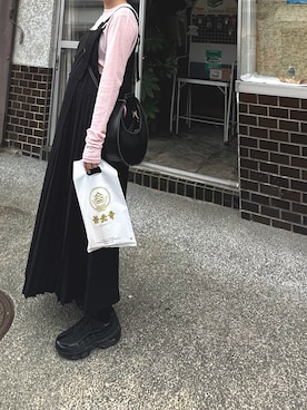 「STAUD（スタウド）のアイテム」を使った、DUCKY’98さん（レディース・155cm）の春コーディネート