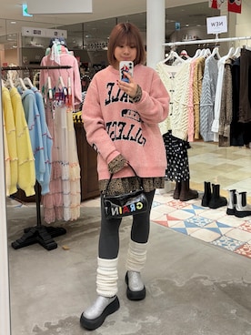 「GRAIN（グレイン）のアイテム」を使った、ささかまさん（レディース・165cm）の冬コーディネート