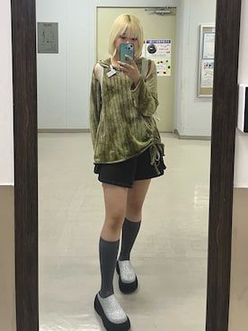 「秋服」｜「アイテム（サンダル）」を使った、ささかまさん（レディース・165cm）の夏コーディネート