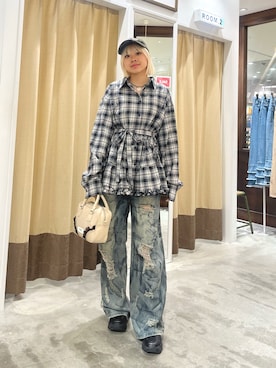 「甘辛mix」｜ささかまさん（レディース・165cm）の夏コーディネート