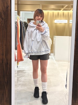 「HELLO.SANFRANCISCO（ハローサンフランシスコ）のアイテム」を使った、ささかまさん（レディース・165cm）の春コーディネート