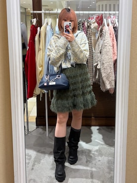 「GRAIN（グレイン）のアイテム」を使った、ささかまさん（レディース・165cm）の冬コーディネート