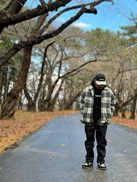 「ストリートファッション」｜虎@たろうさん（メンズ・161cm）の秋コーディネート