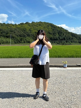 「marimekko（マリメッコ）のアイテム（バッグ）」を使った、tomoさん（レディース・150cm）の夏コーディネート