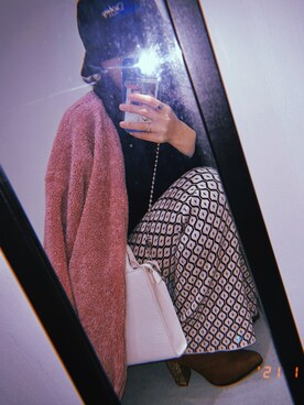 「ESPERANZA（エスペランサ）のアイテム（ブーティ）」を使った、ﾅﾂさん（レディース・155cm）の秋コーディネート