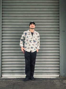 「Schott(ショット)のアイテム(パンツ)」を使った、まさきよさん(メンズ・176cm)の夏コーディネート