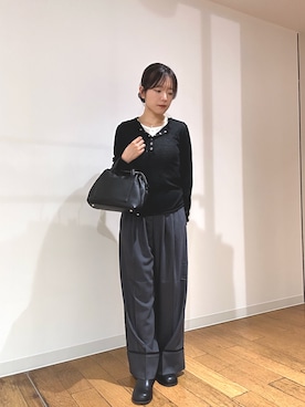 「アイテム（スリッポン）」を使った、wakanaさん（レディース・158cm）の夏コーディネート