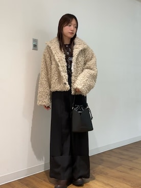 「アイテム（ブルゾン）」を使った、wakanaさん（レディース・158cm）の秋コーディネート