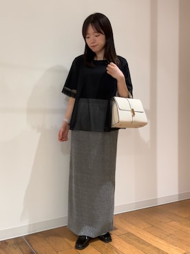 「アイテム（スカート）」を使った、wakanaさん（レディース・158cm）の夏コーディネート