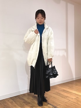 「アイテム（その他アウター）」を使った、wakanaさん（レディース・158cm）の秋コーディネート