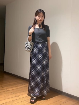 wakanaさん（レディース・158cm）の夏コーディネート