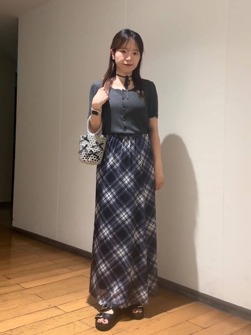 リボンビーズバッグ