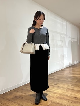 「RODE SKO（ロデスコ）のアイテム」を使った、wakanaさん（レディース・158cm）の秋コーディネート