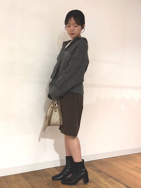 「アイテム（その他アウター）」を使った、wakanaさん（レディース・158cm）の秋コーディネート