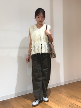 「アイテム（キャミソール）」を使った、wakanaさん（レディース・158cm）の夏コーディネート