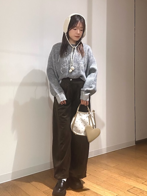 セール】ロゴシシュウバイカラーリブニット（ニット/セーター）｜SENSE