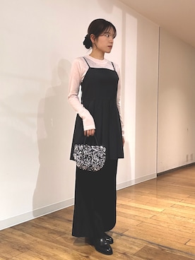 「アイテム（ワンピース/ドレス）」を使った、wakanaさん（レディース・158cm）の秋コーディネート