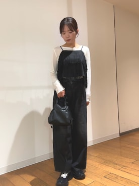 「レイヤード」｜「アイテム（キャミソール）」を使った、wakanaさん（レディース・158cm）の夏コーディネート