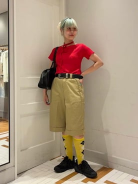 「BEAMS BOY（ビームスボーイ）のアイテム」を使った、Ray BEAMSさん（レディース・165cm）の夏コーディネート
