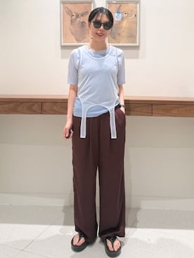Ray BEAMSさん（レディース・164cm）の夏コーディネート
