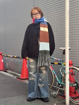 「アイテム（その他アウター）」を使った、Ray BEAMSさん（レディース・160cm）の秋コーディネート