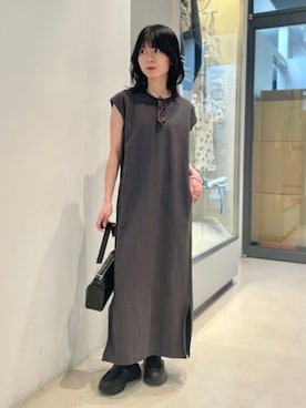 「アイテム（アクセサリー）」を使った、Ray BEAMSさん（レディース・162cm）の春コーディネート