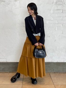 Ray BEAMSさん（レディース・160cm）の秋コーディネート