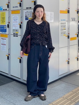 「大人ガーリー」｜Ray BEAMSさん（レディース・158cm）の秋コーディネート