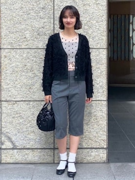 「Ray BEAMS（レイビームス）のアイテム（バッグ）」を使った、Ray BEAMSさん（レディース・168cm）の冬コーディネート