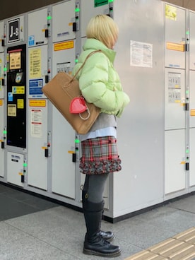 Ray BEAMSさん（レディース・153cm）の冬コーディネート