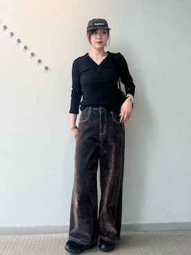 「Ray BEAMS（レイビームス）のアイテム」を使った、Ray BEAMSさん（レディース・163cm）の夏コーディネート