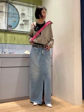 「Ray BEAMS（レイビームス）のアイテム（ブルゾン）」を使った、Ray BEAMSさん（レディース・164cm）の春コーディネート
