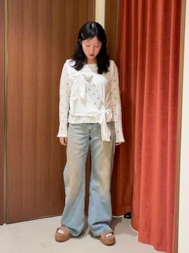 Ray BEAMSさん（レディース・155cm）の春コーディネート