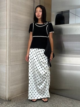 「Ray BEAMS（レイビームス）のアイテム」を使った、Ray BEAMSさん（レディース・165cm）の夏コーディネート