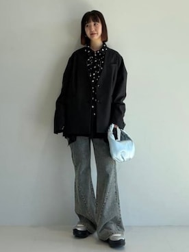 Ray BEAMSさん（レディース・163cm）の冬コーディネート