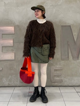 Ray BEAMSさん(レディース・157cm)の冬コーディネート