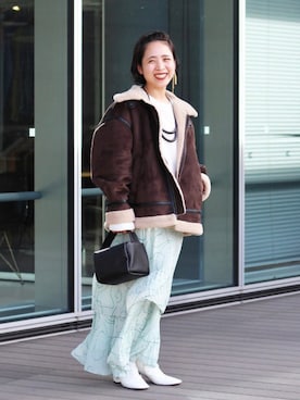 Ray BEAMSさん（レディース・152cm）の秋コーディネート