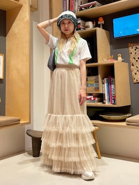 Ray BEAMSさん（レディース・154cm）の夏コーディネート