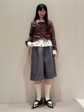 Ray BEAMSさん（レディース・157cm）の冬コーディネート